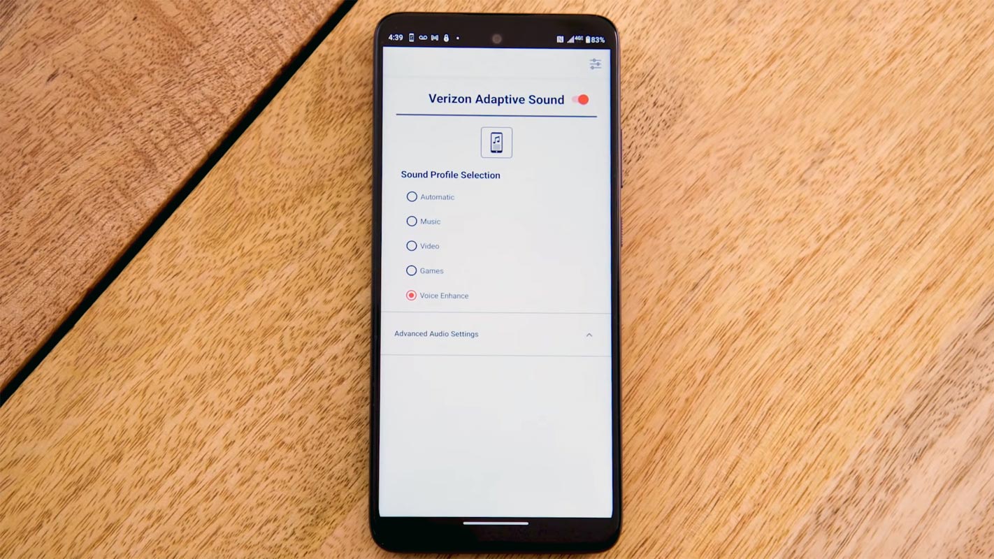 Verizon Adaptive Sound