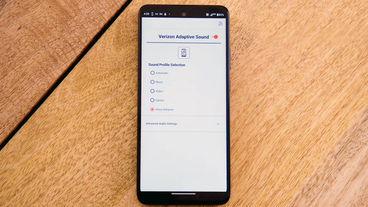 Verizon Adaptive Sound