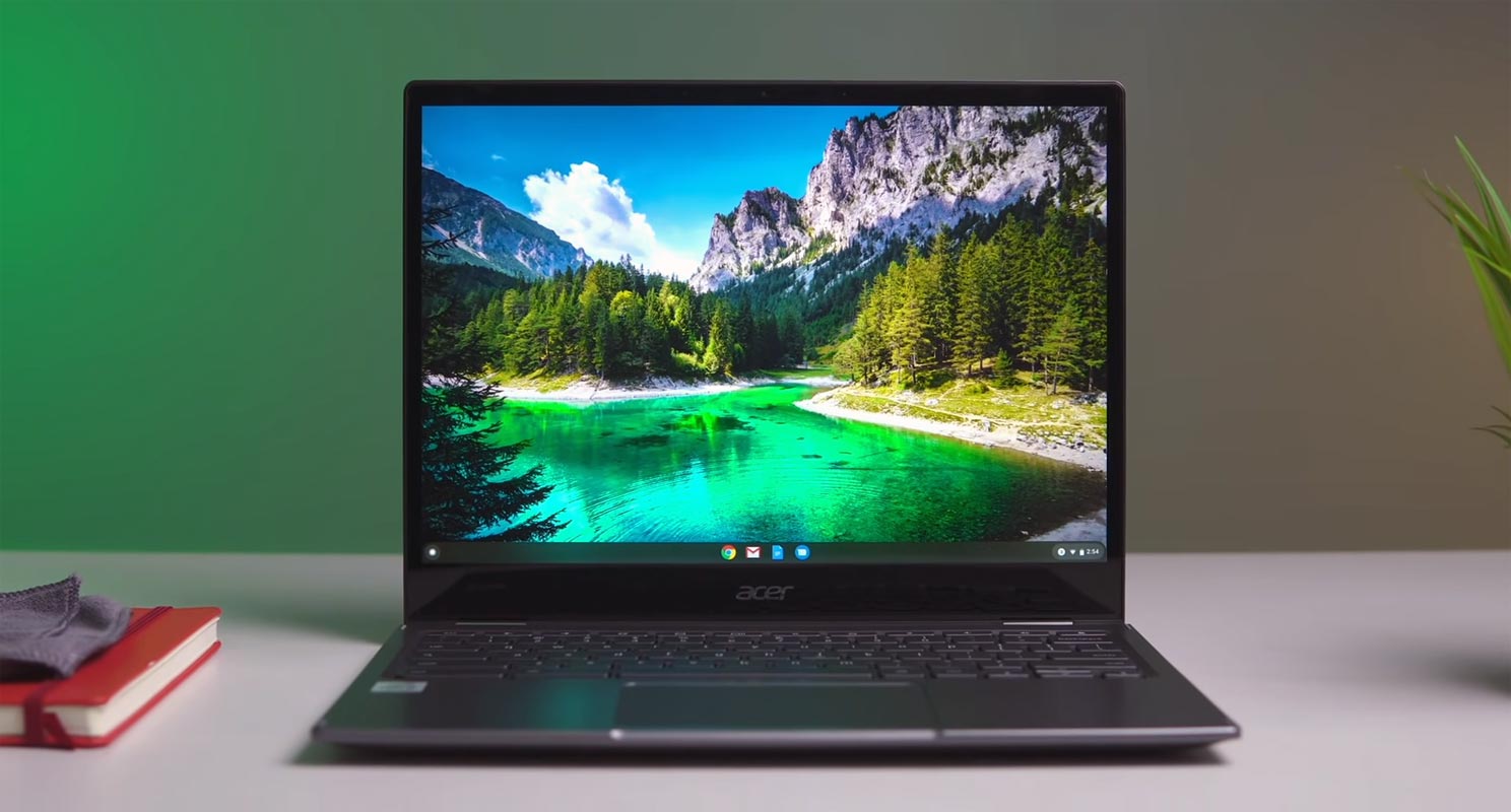 Acer Flip Chromebook Home Screen