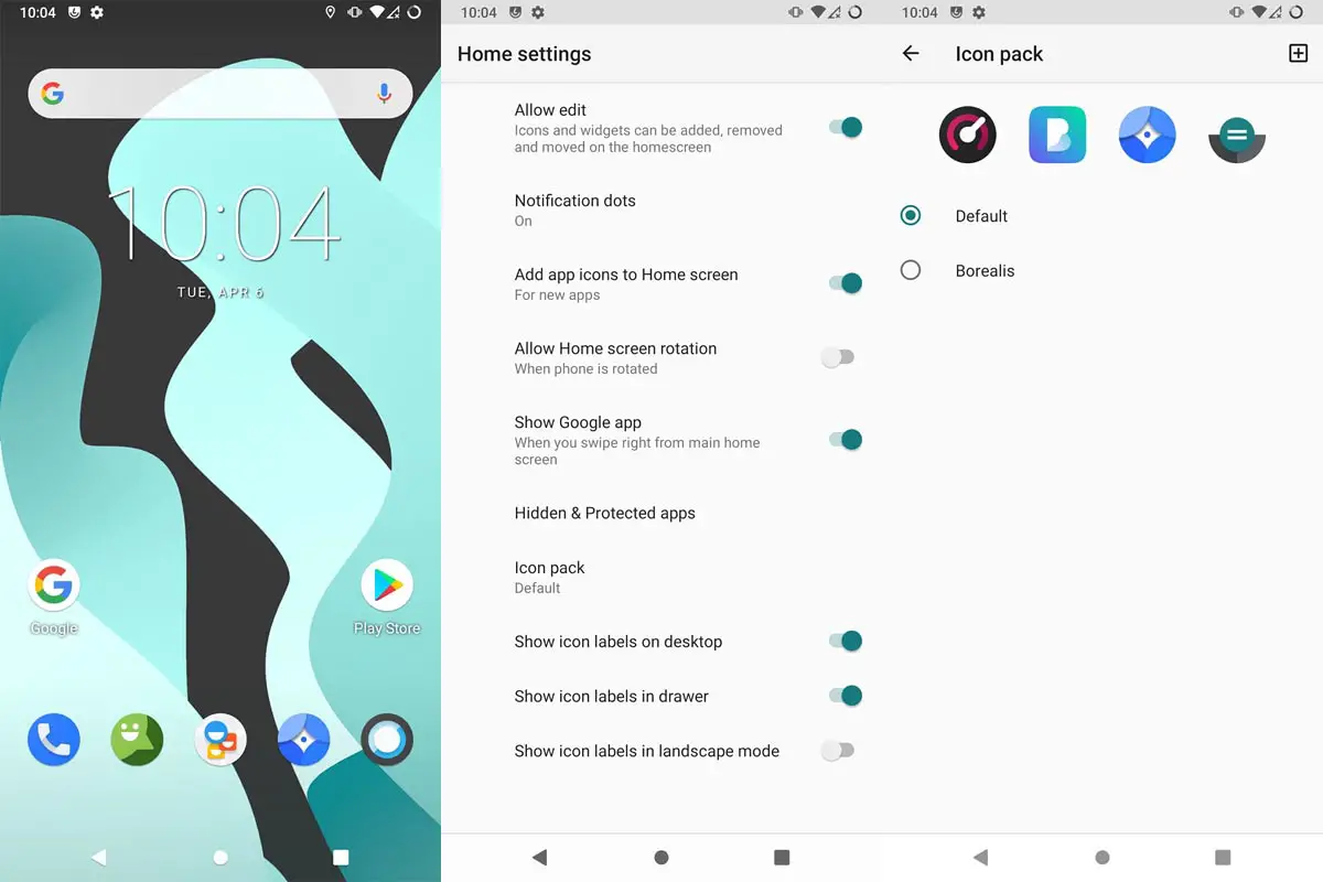 Lineage OS Android 11 Home Page Settings