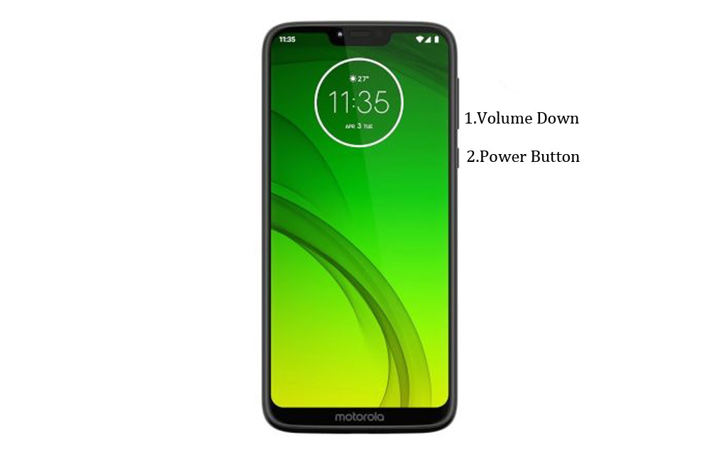 Motorola Moto G7 Power recovery mode