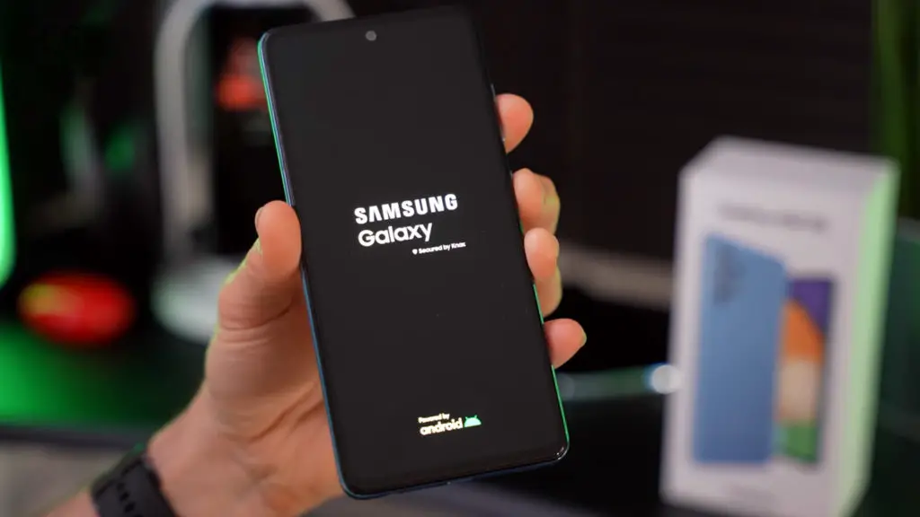 Samsung Galaxy A52 5G boot logo
