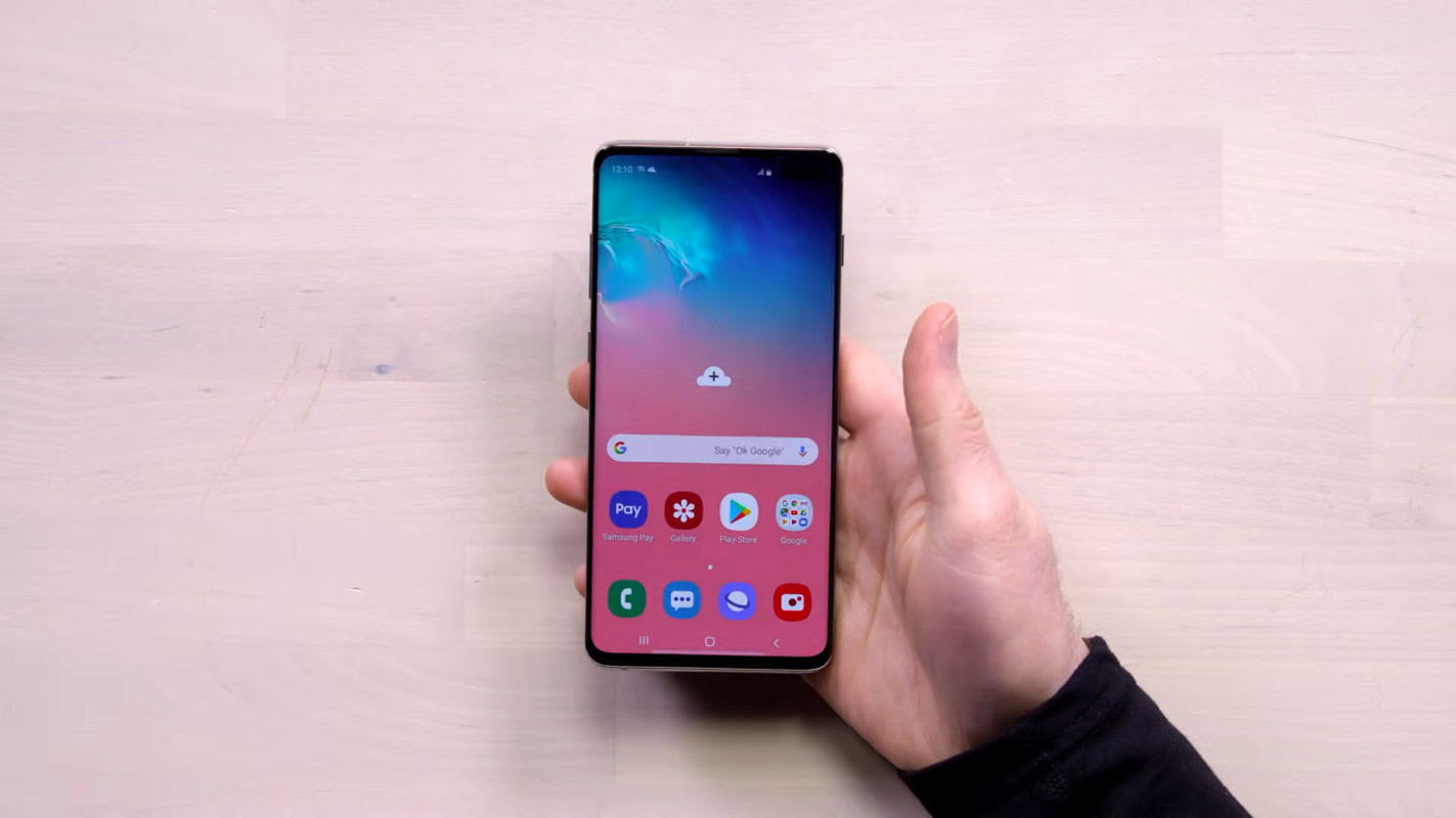 Samsung Galaxy S10 Plus unlock screen