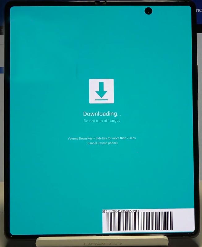 Samsung Galaxy Z Fold 2 5G Download Mode