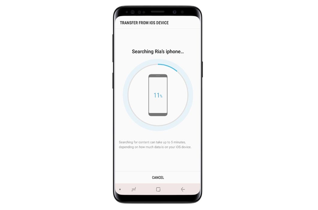 Transfer iOS data to Samsung Galaxy Mobiles