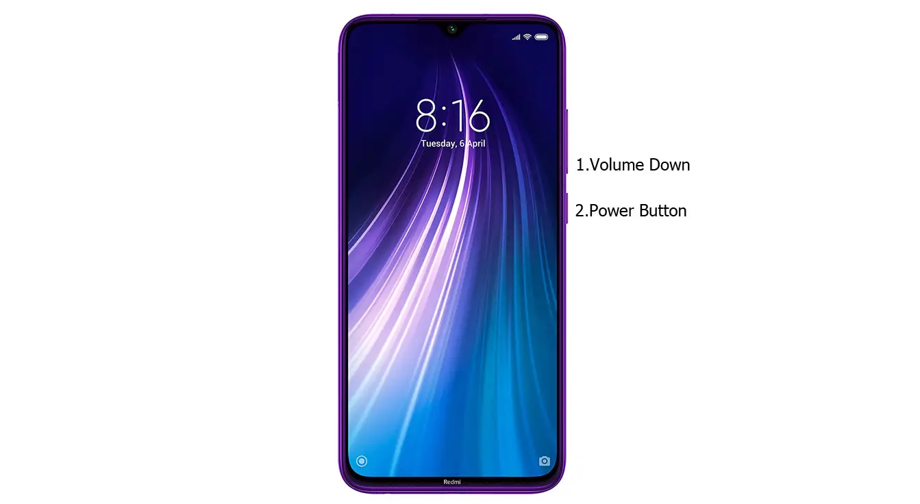 Xiaomi Redmi Note 8 2021 Fastboot Mode