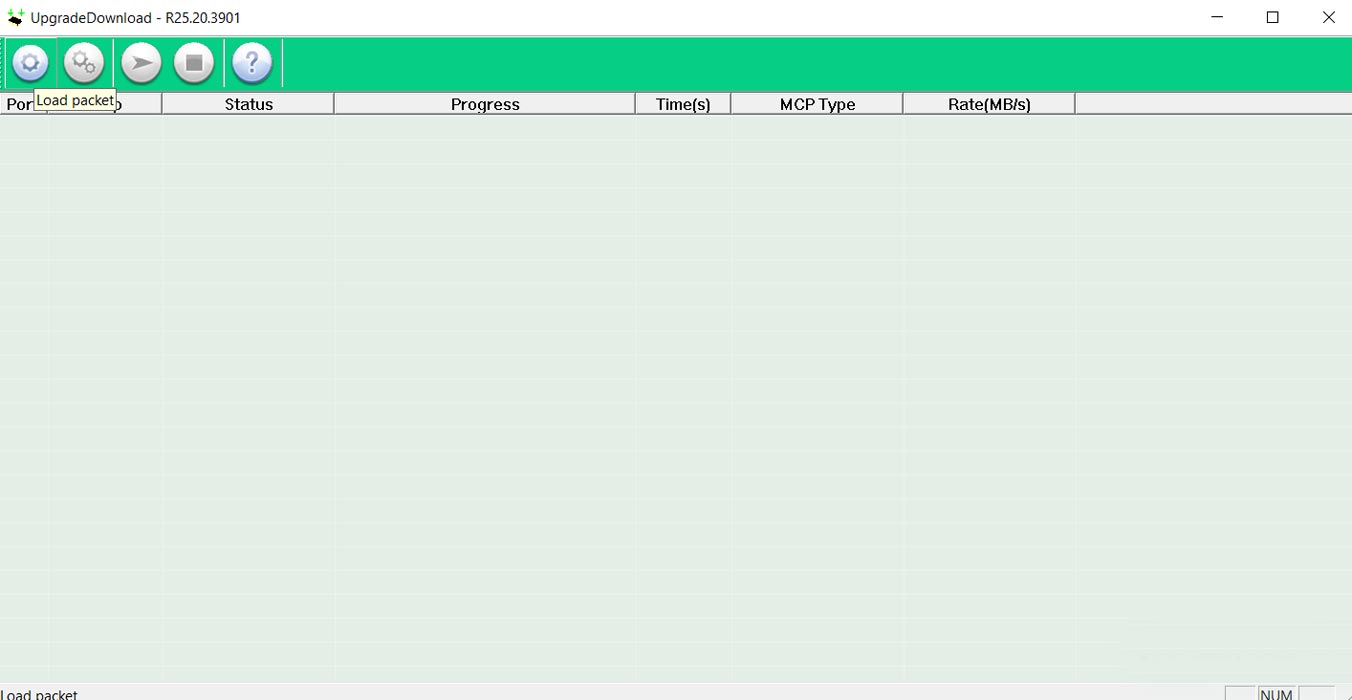 Load Packet SP Flashtool