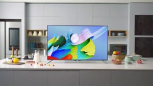 OnePlus TV U1s in the Kitchen Showcase