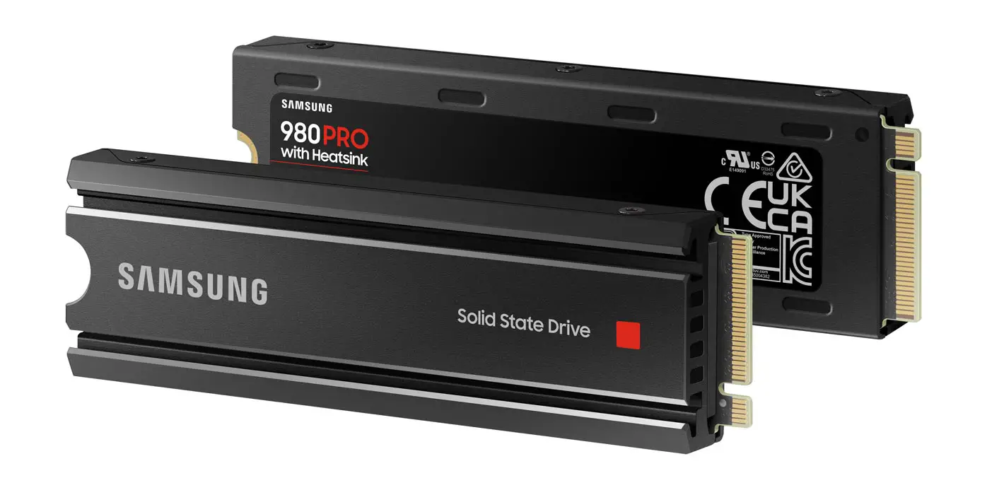 Samsung 980 PRO NVMe M.2 SSD with Heatsink