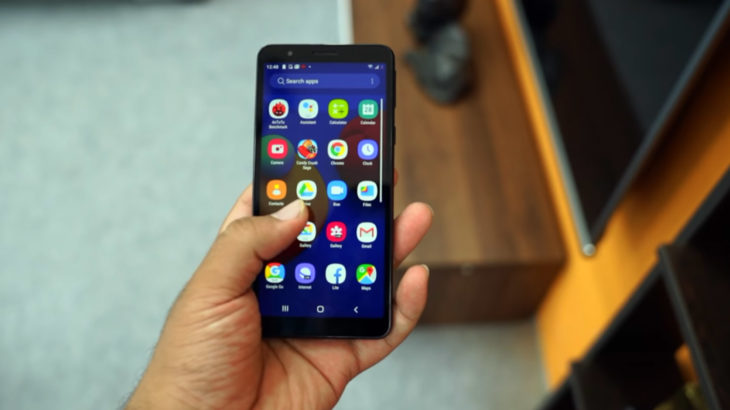 Samsung Galaxy M01 Core apps menu