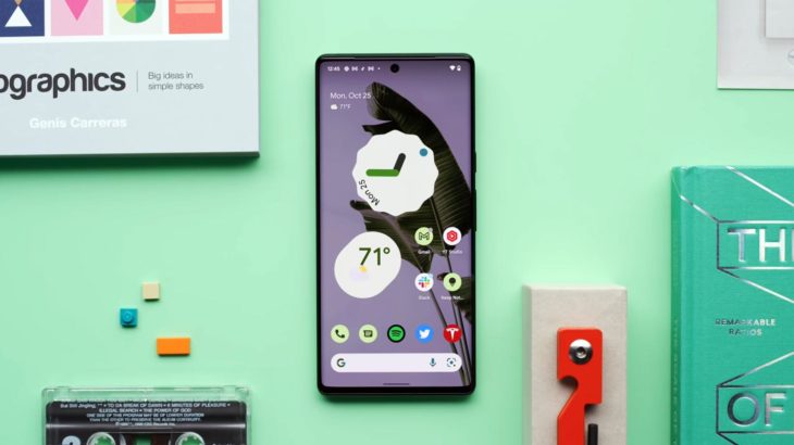 Google Pixel 6 Android 12 Home Screen