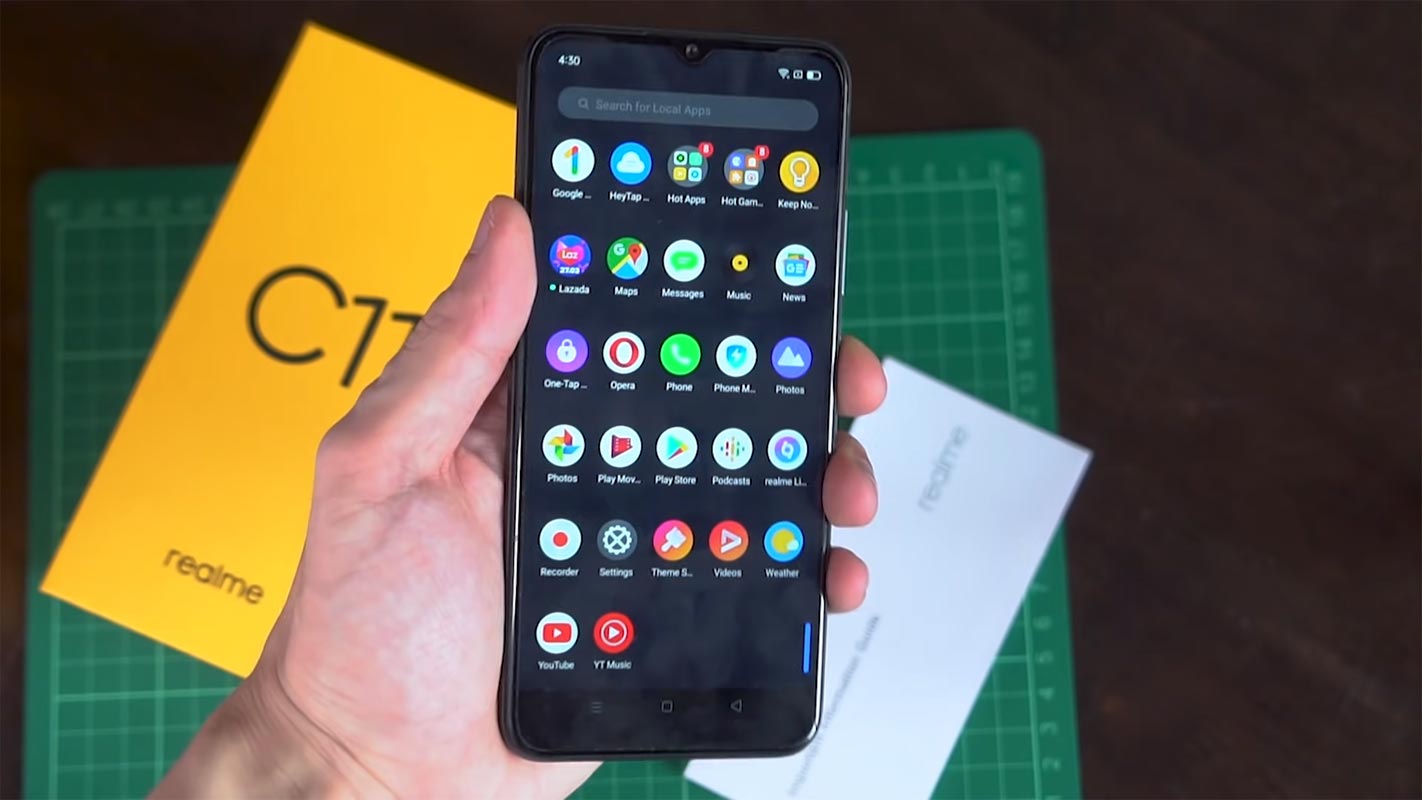 Realme C11 2020 Android 10 UI