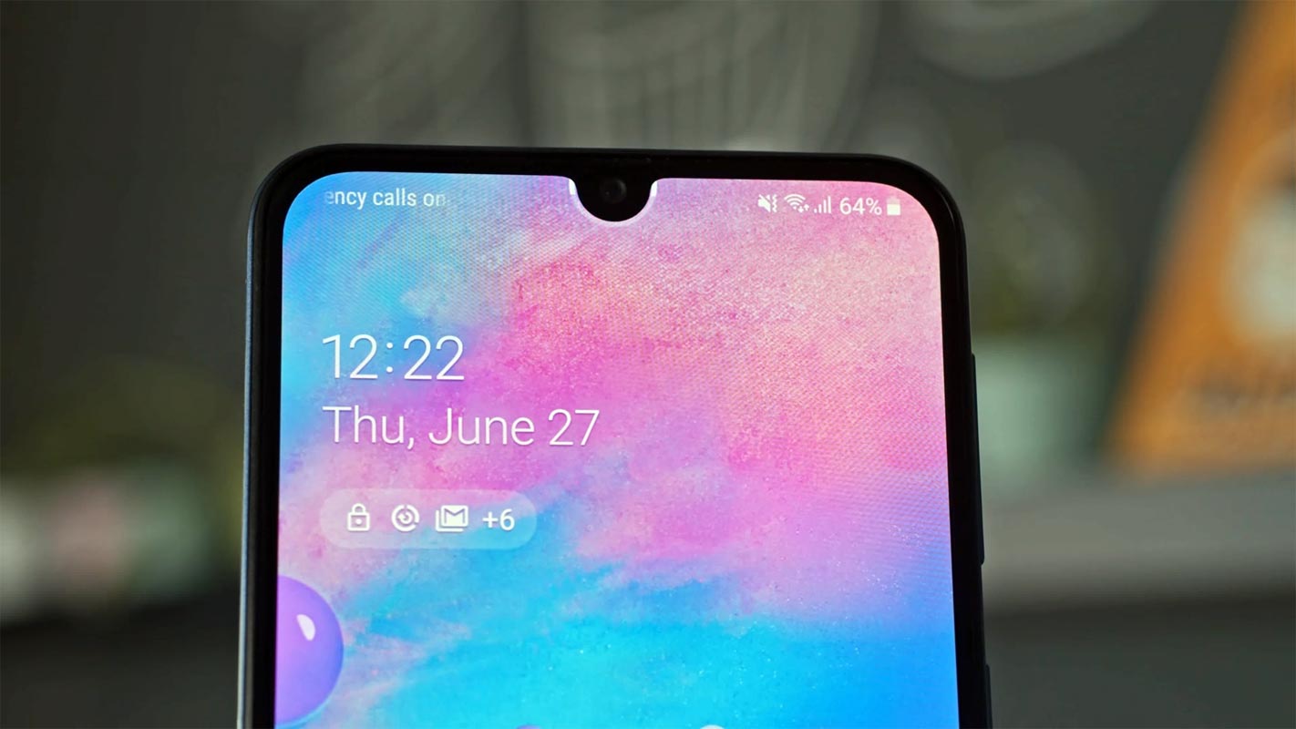 Samsung Galaxy M30 Notch Screen Zoom