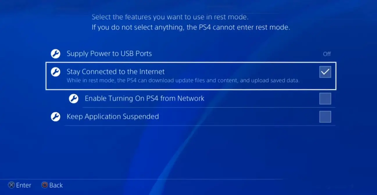 Setup Always connect to the Internet in PlayStation
