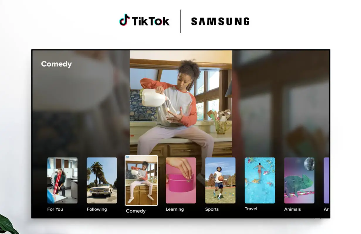TikTok App in Samsung Smart TV