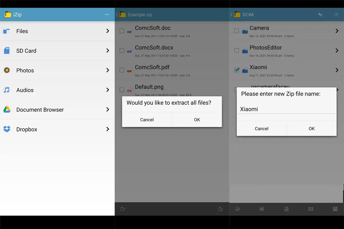 zip software for android