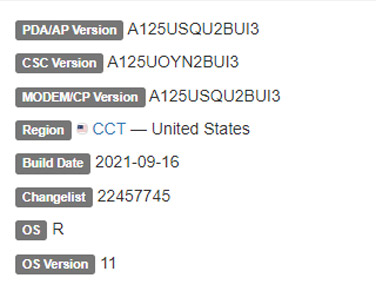 samsung galaxy a12 android 11 comcast usa firmware details