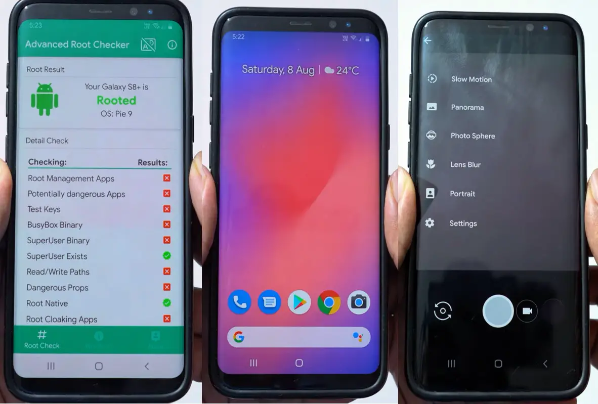 samsung galaxy s10 plus project pixel rom picture