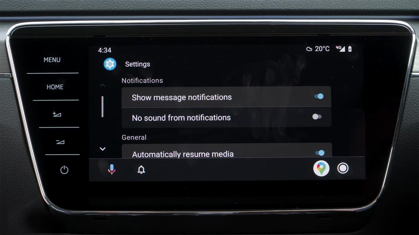 Call Settings Android Auto