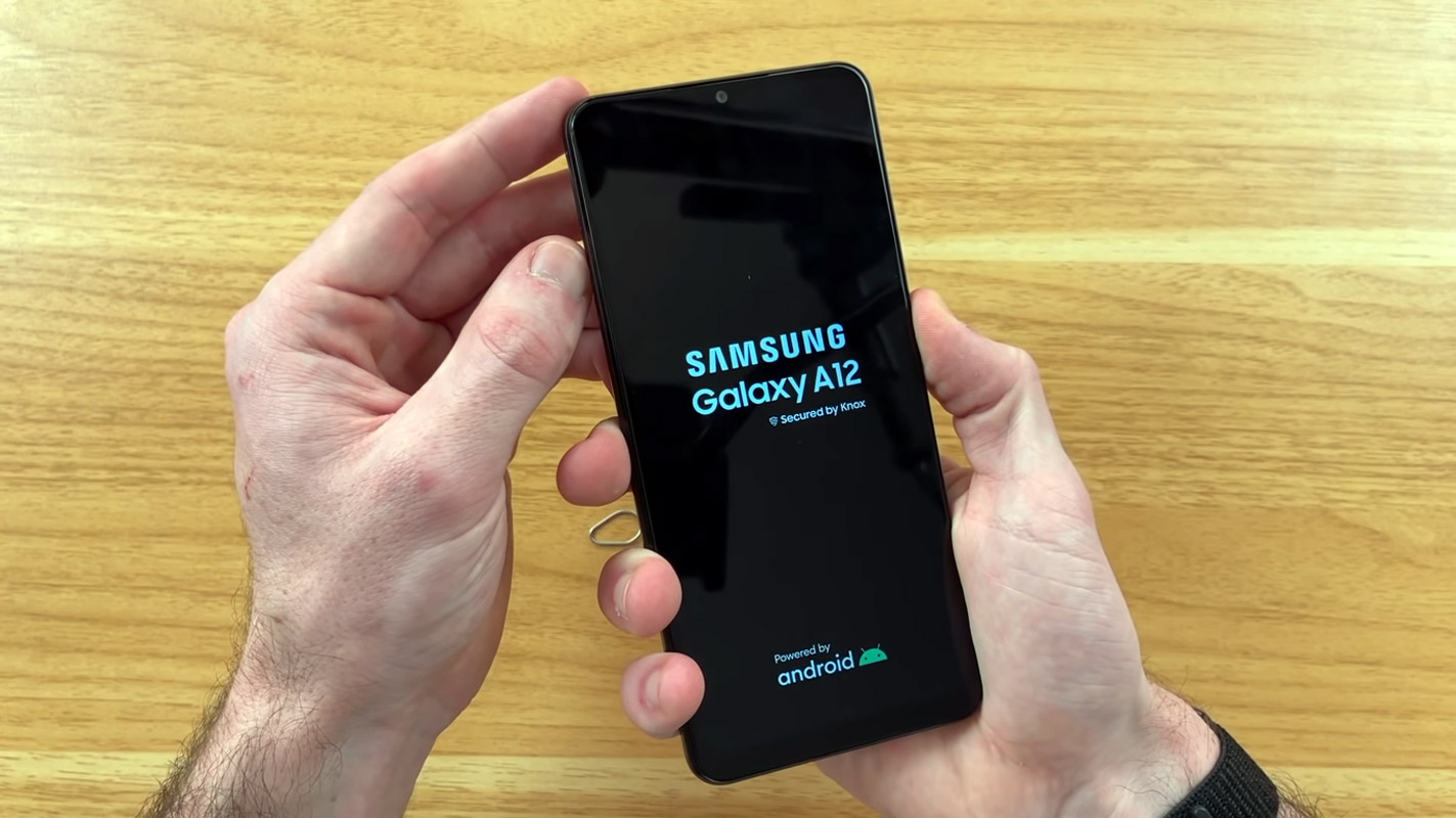 SAMSUNG GALAXY A12 BOOT LOGO