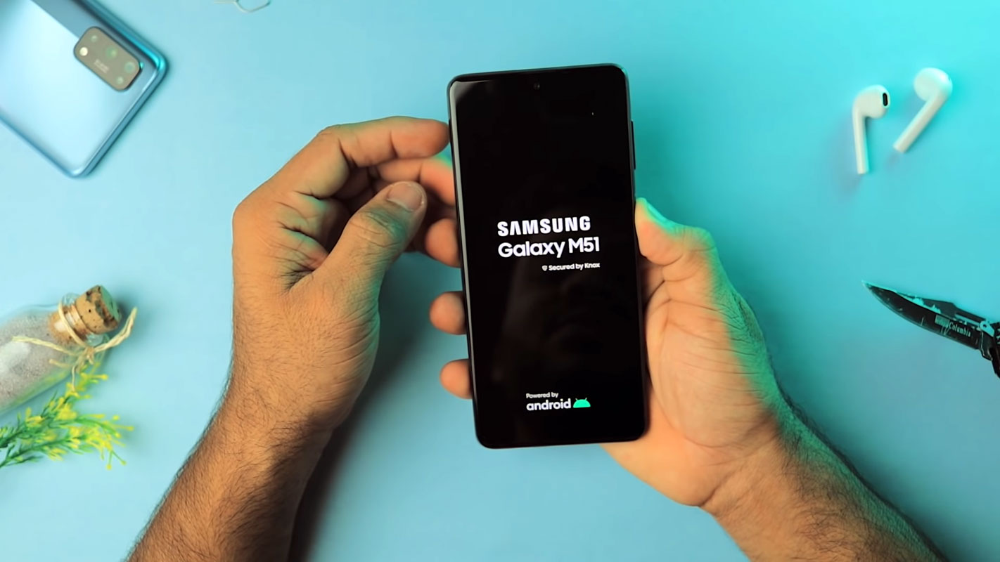 SAMSUNG GALAXY M51 BOOT LOGO SCREEN