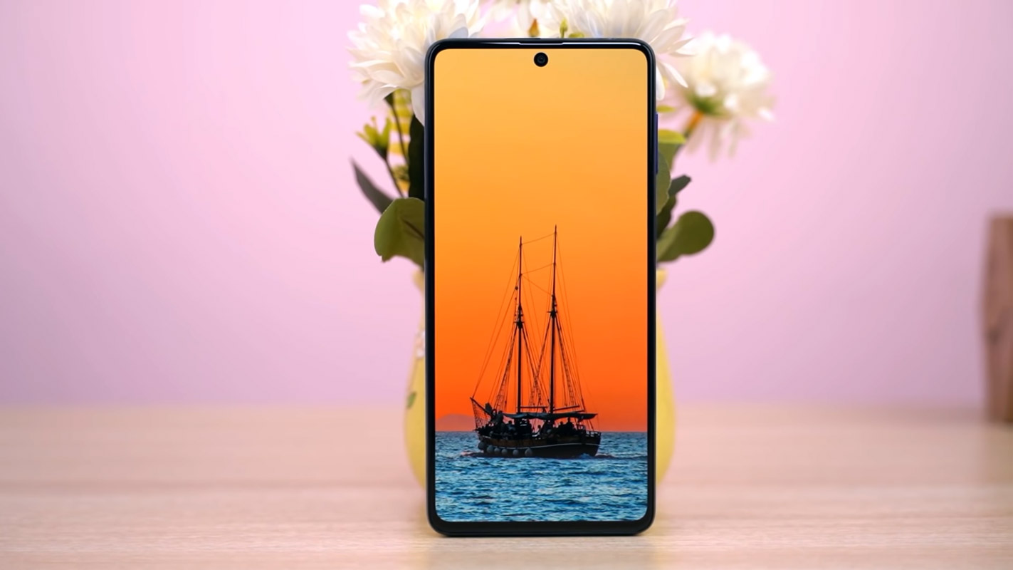 Samsung Galaxy M62 home screen