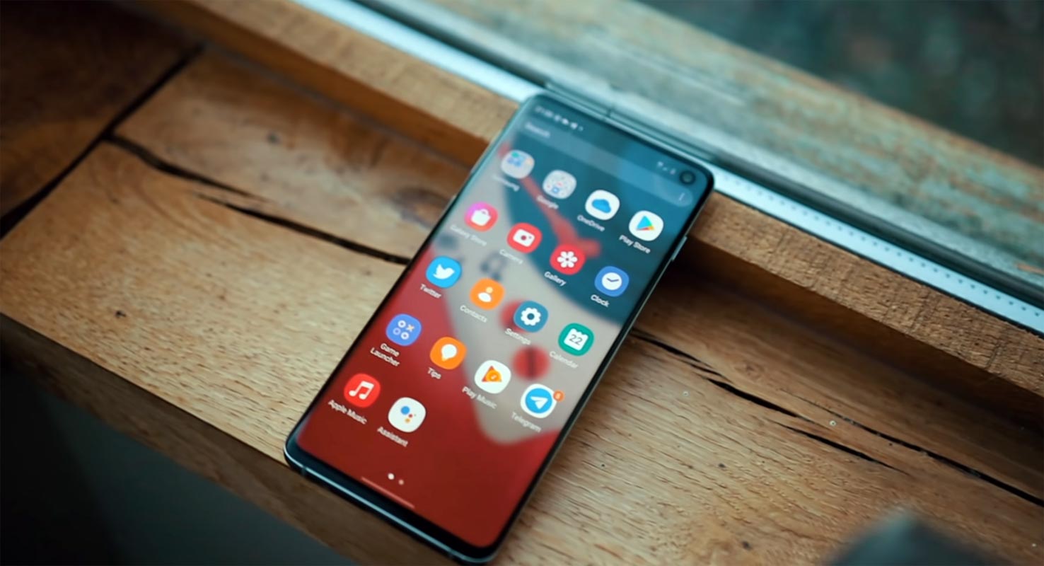 Samsung Galaxy S10 4G Android 11 Apps Screen