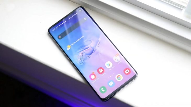 Samsung Galaxy S10 Android 11 Home Screen Unlocked