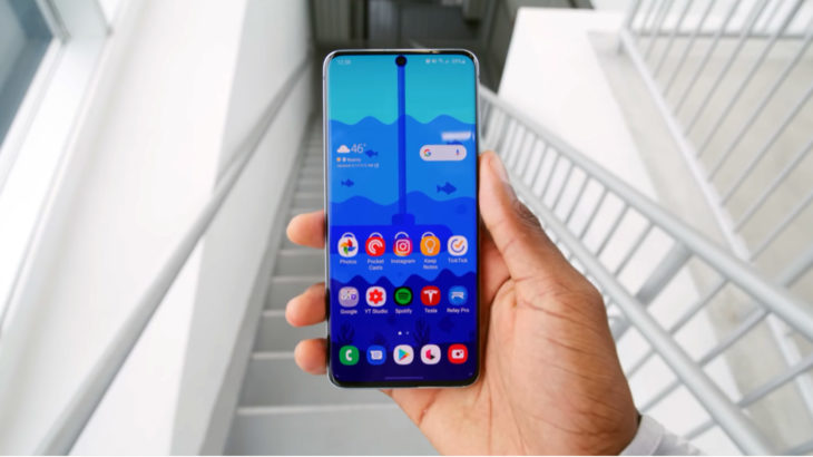 samsung galaxy s20 5g home screen
