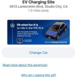 Waze App EV Charging Station Locations