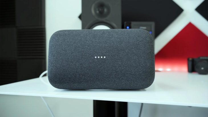 Google Home Max on the Table