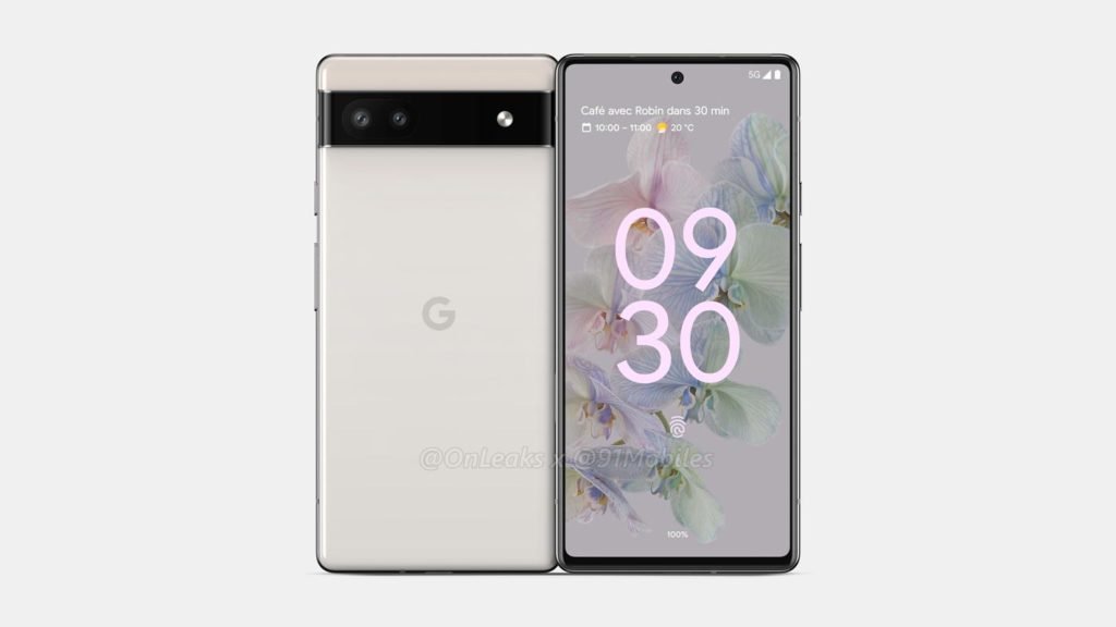 Google Pixel 6a Render 2