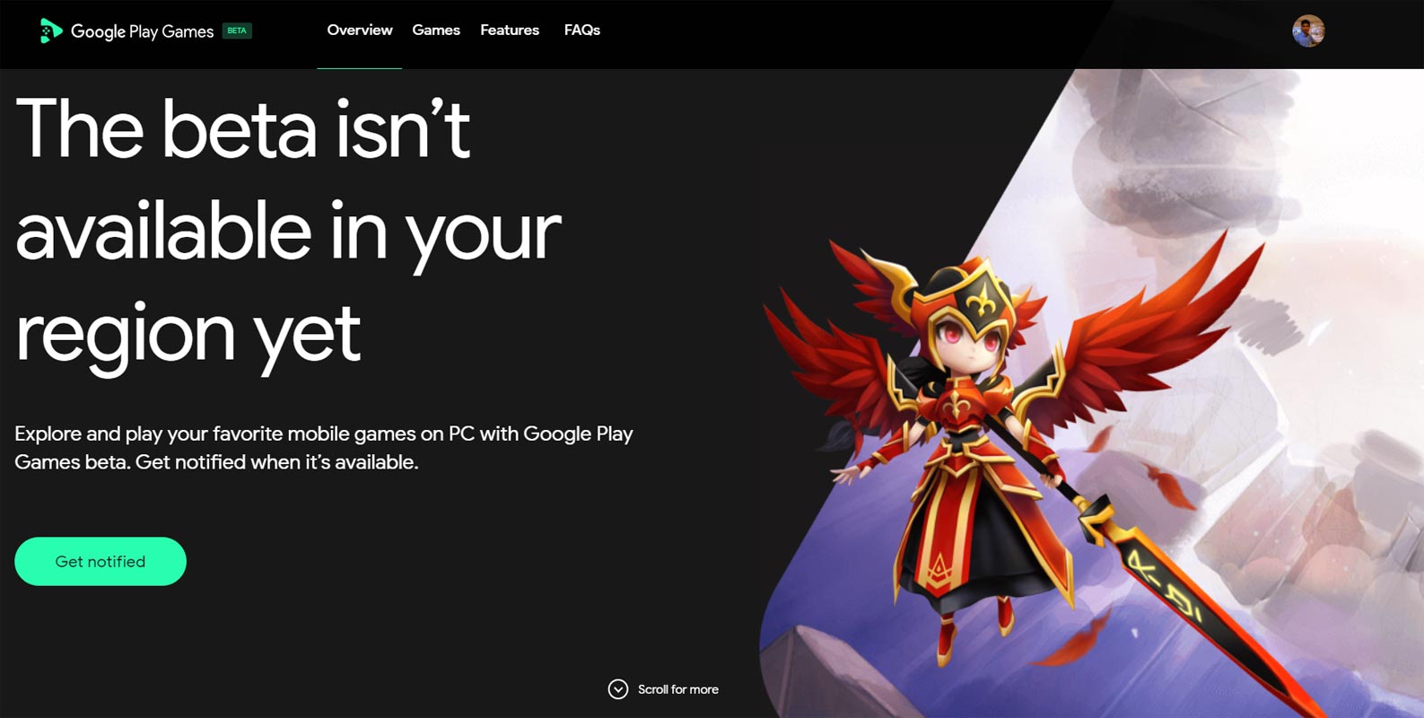 Google Play Games Beta Enroll