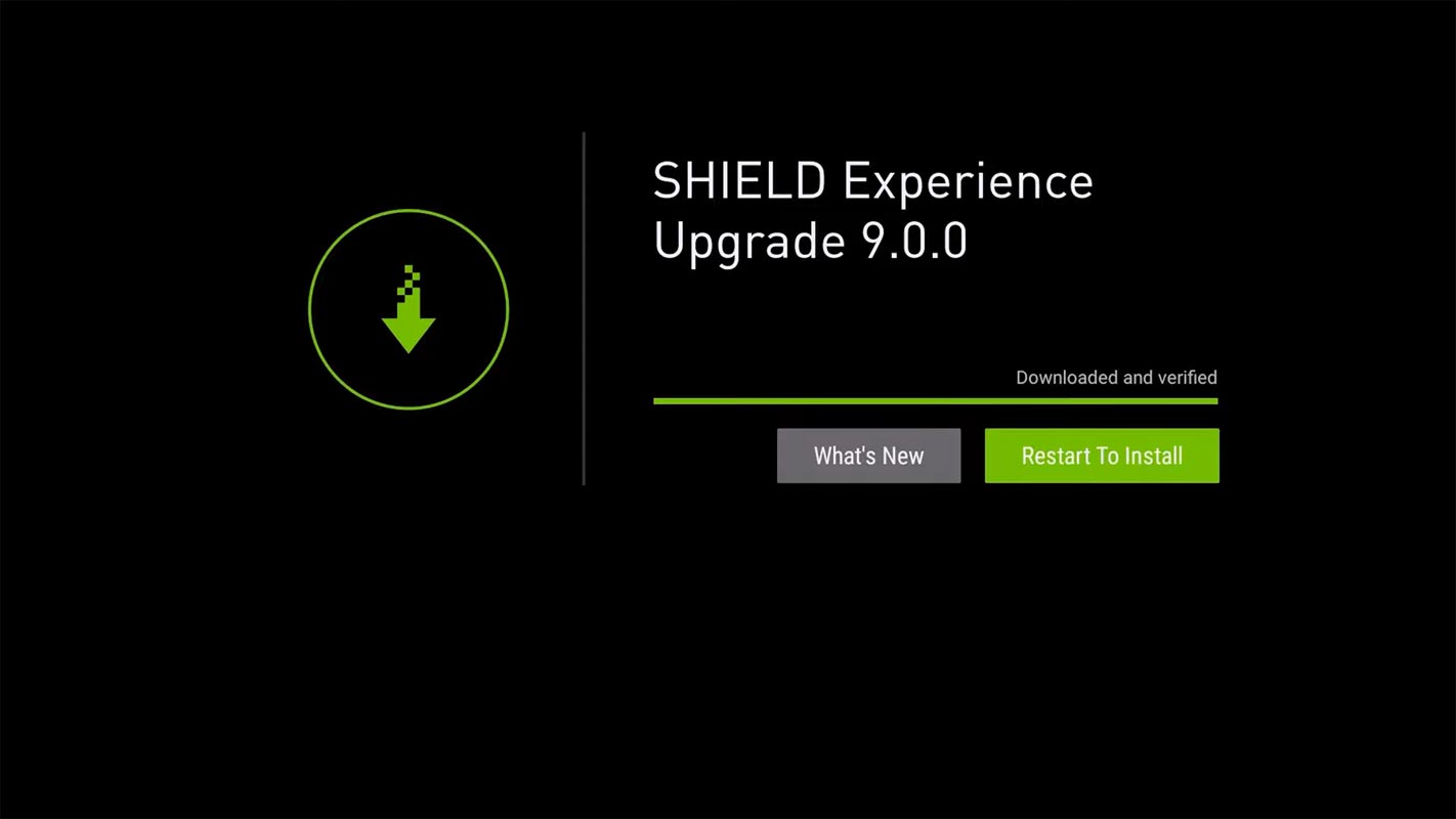 Nvidia Shield Expereince 9 Update