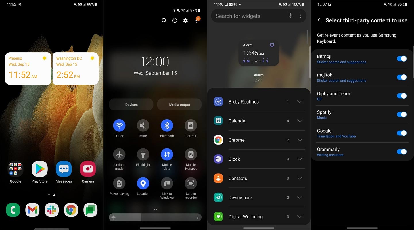 Samsung Galaxy One UI 4.0 Screenshots