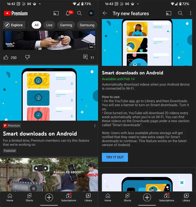 YouTube Smart Downloads Screenshot