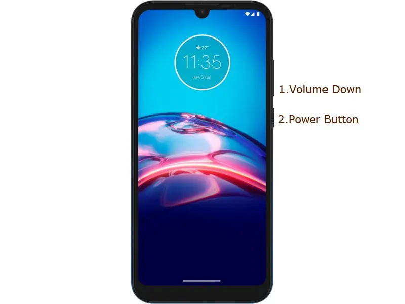 moto E6s fastboot mode