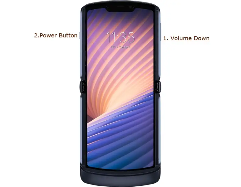 motorola razer 5g fastboot mode