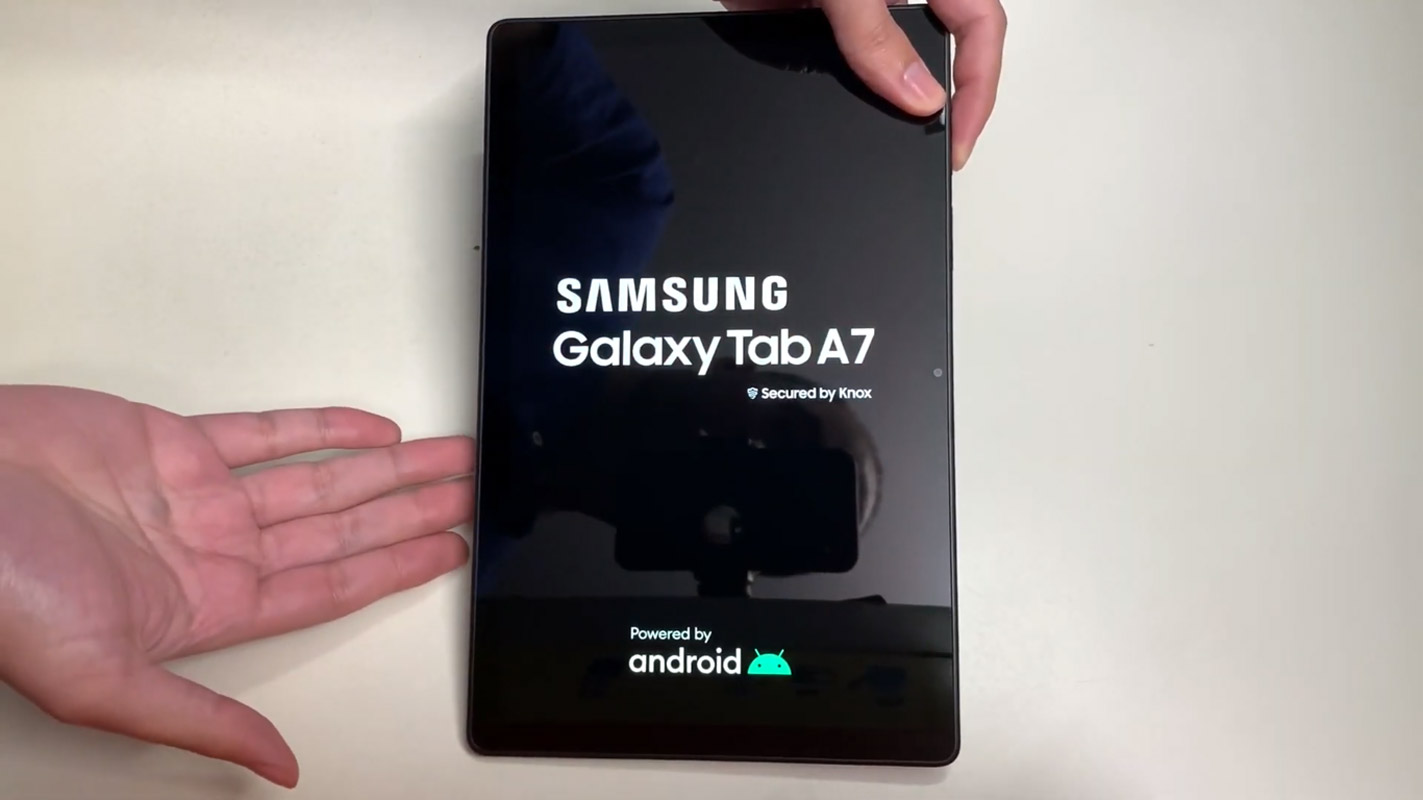 samsung galaxy tab a7 10.4 boot logo sreen