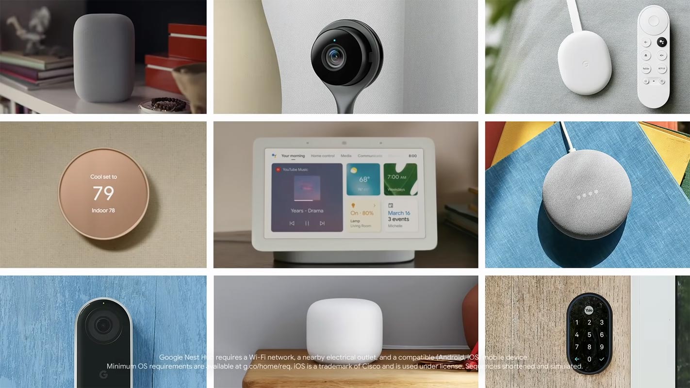 Google Nest Speakers Assistants