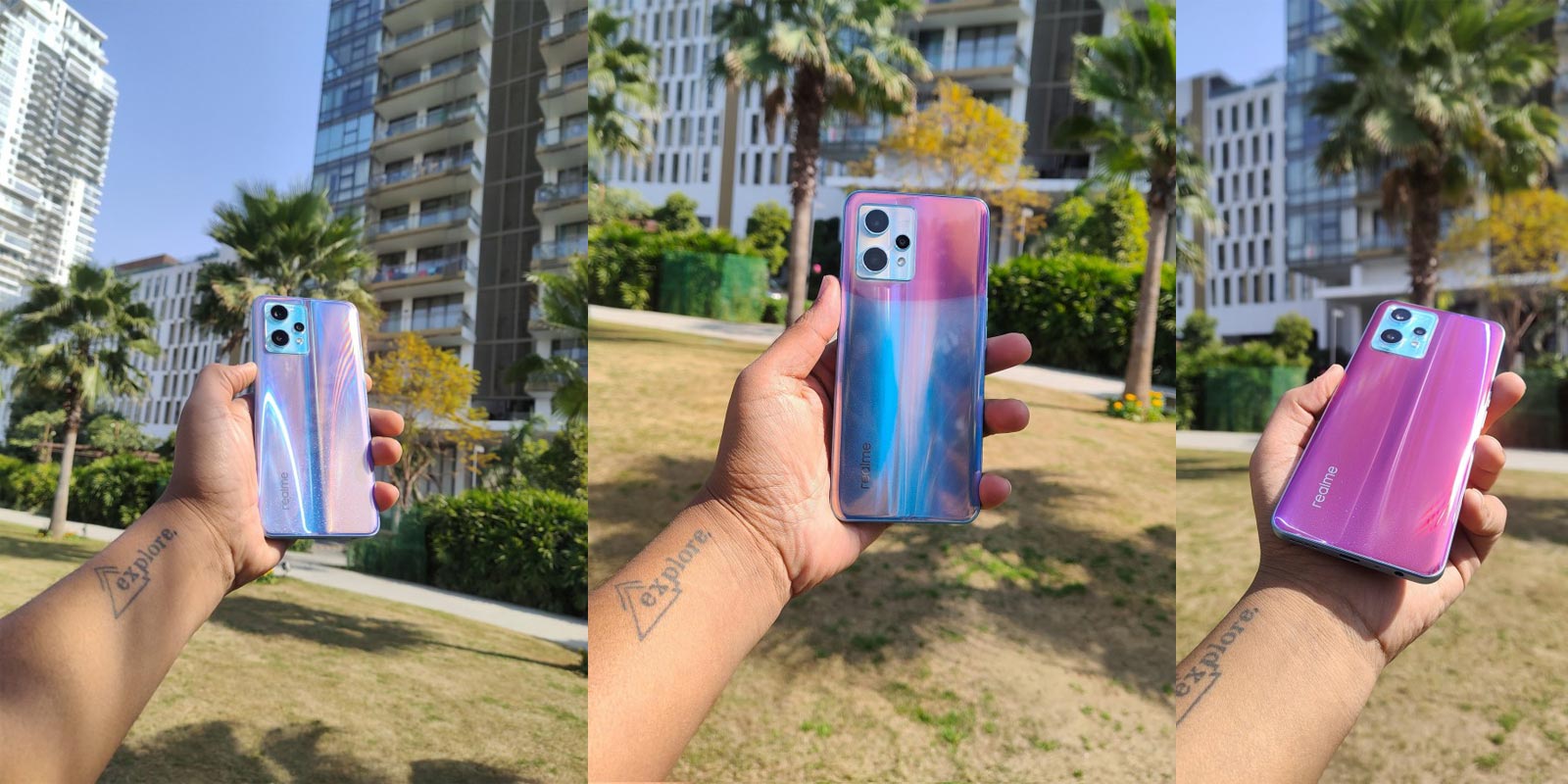 Realme 9 Pro Changing Color in the Sun