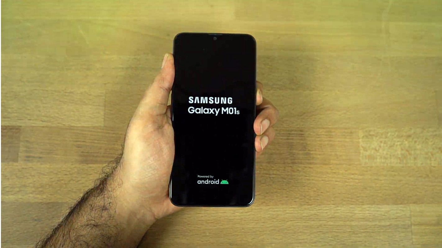 samsung galaxy m01s boot logo