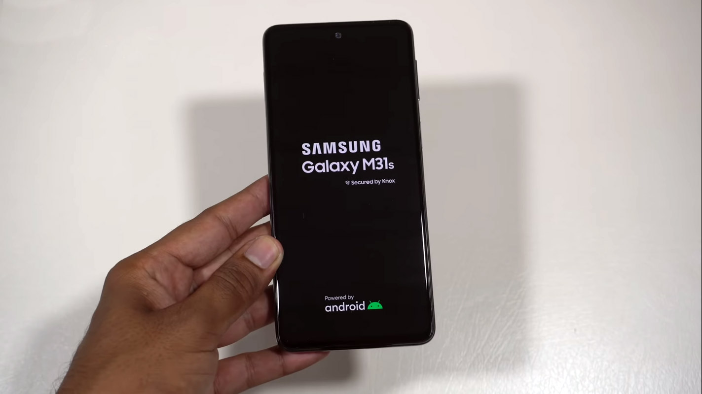 samsung galaxy m31s boot logo