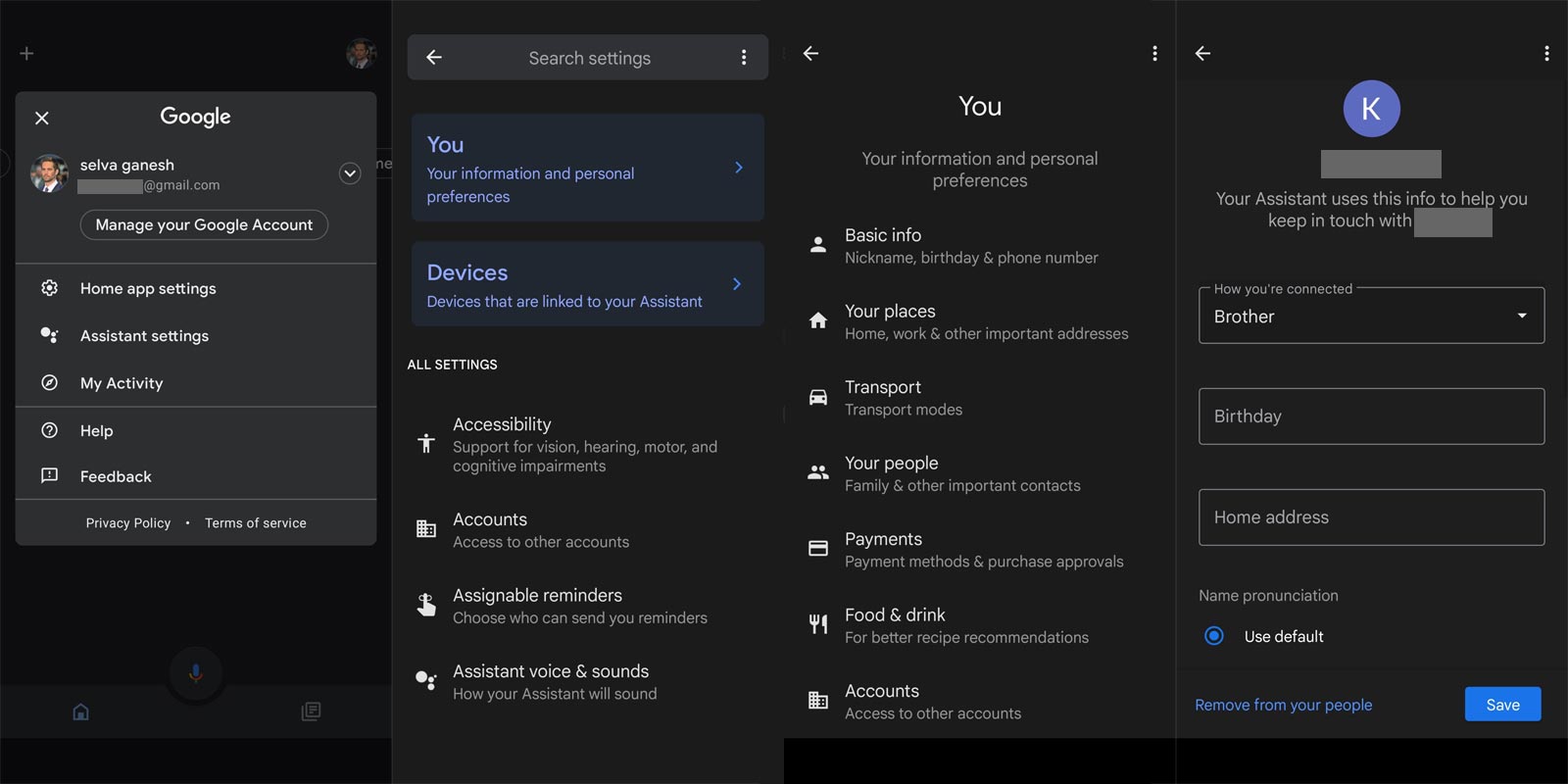 Birthday Setup Google Assistant Nest Display