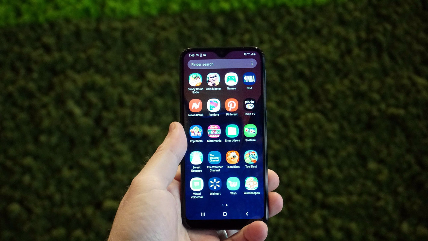 samsung galaxy a10e apps menu