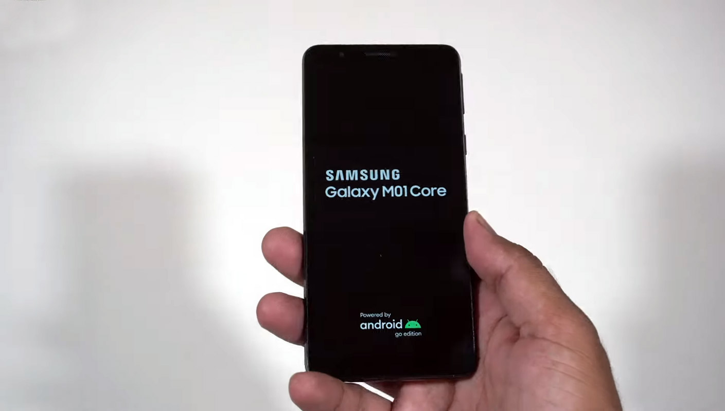 samsung galaxy m01 core boot logo