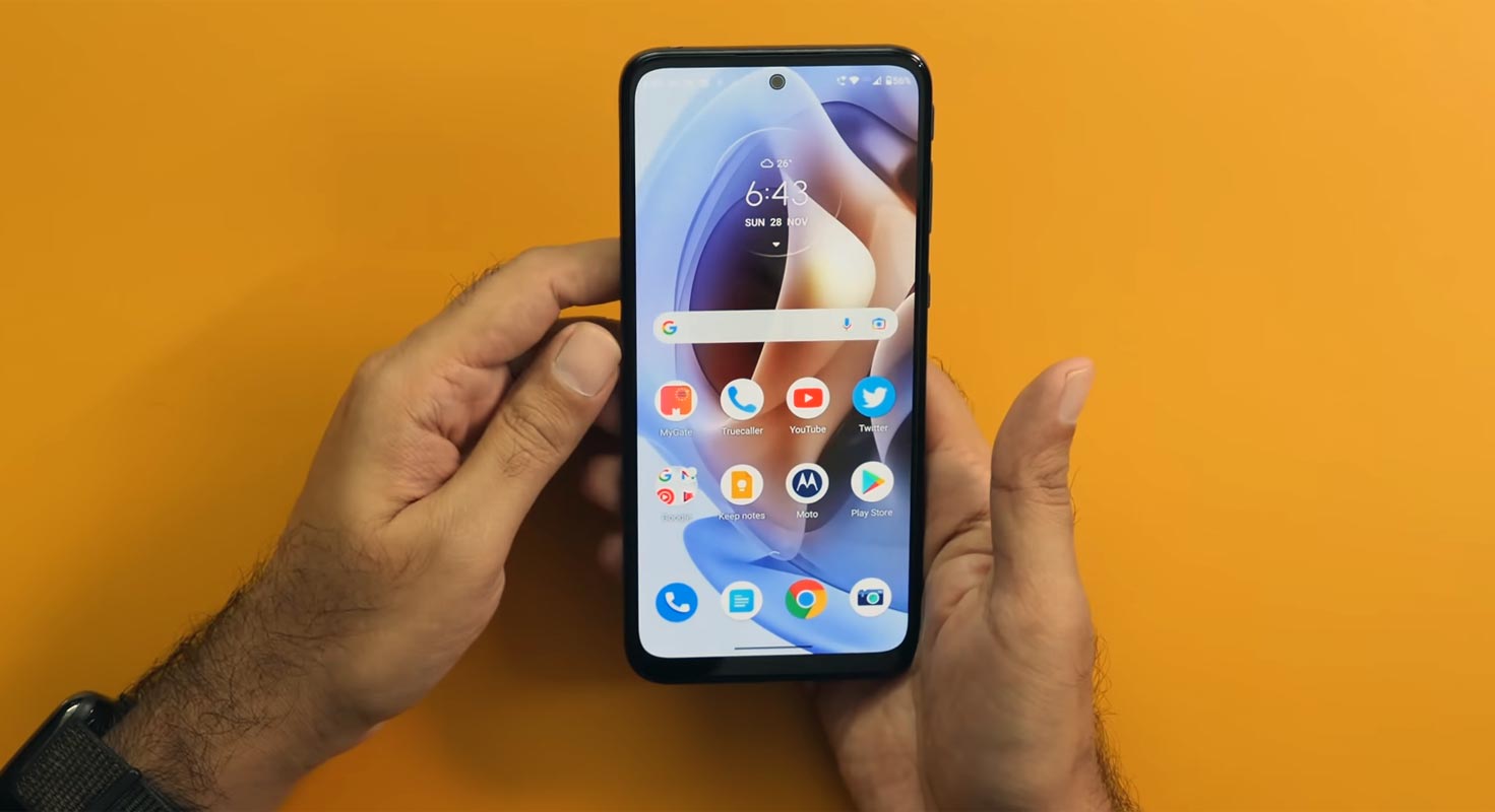 Moto G31 Android 11 Home Screen