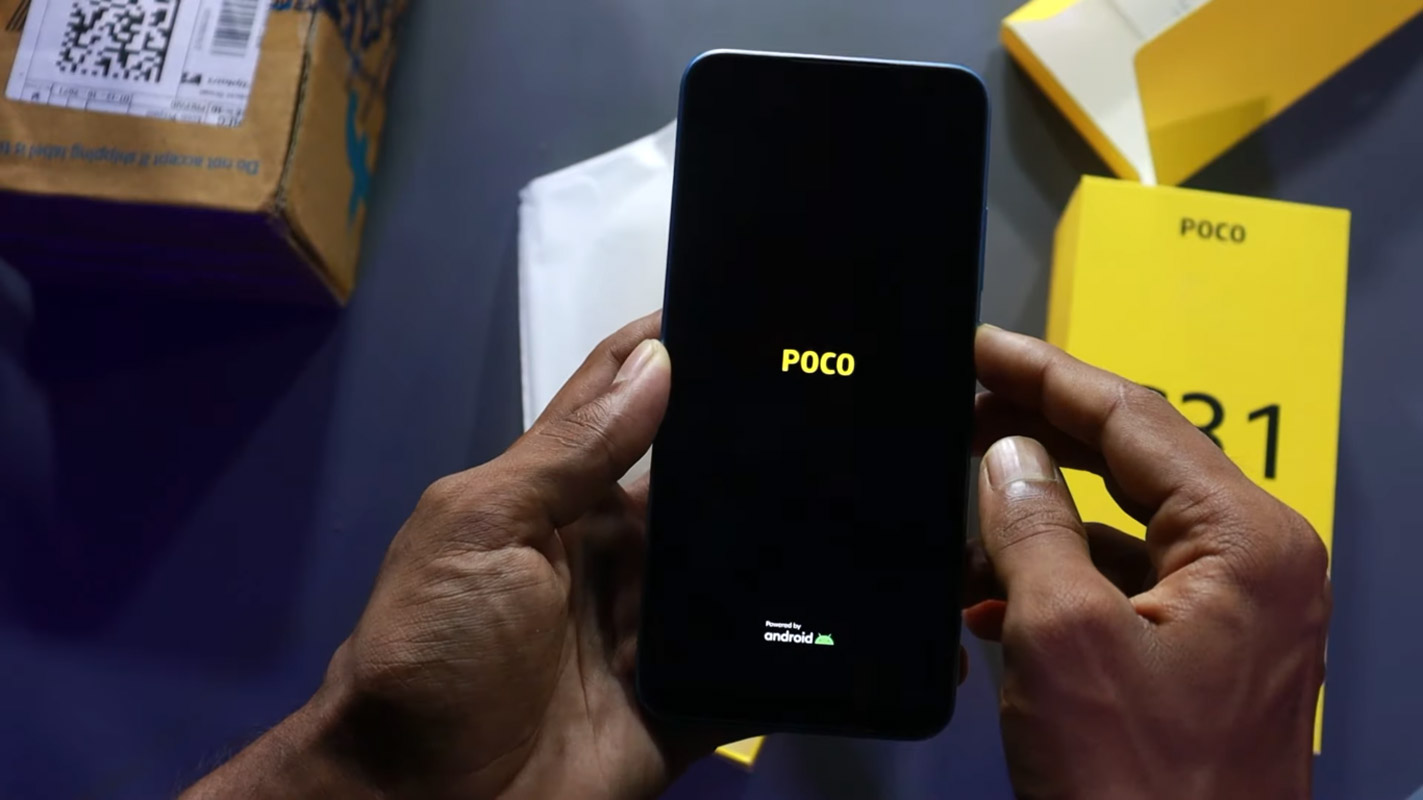 poco c31 boot logo