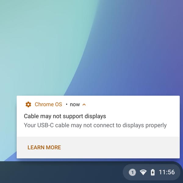 Chrome OS 102 USB Type-C Support