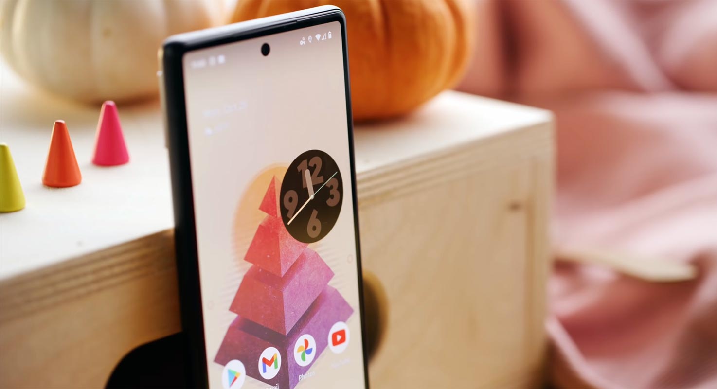 Google Pixel 6 unlocked Screen Vertical Position